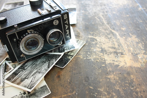 Old Polish post-war photo camera
