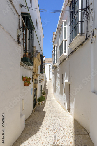 Arcos de la Frontera. Typical white village of Spain in the province of Cadiz, in Andalusia