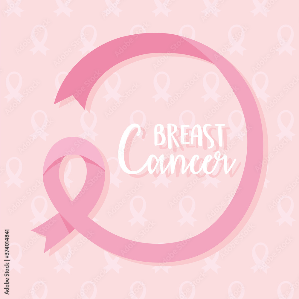 breast cancer awareness month pink ribbon vector design breast cancer awareness month pink ribbon vector design
