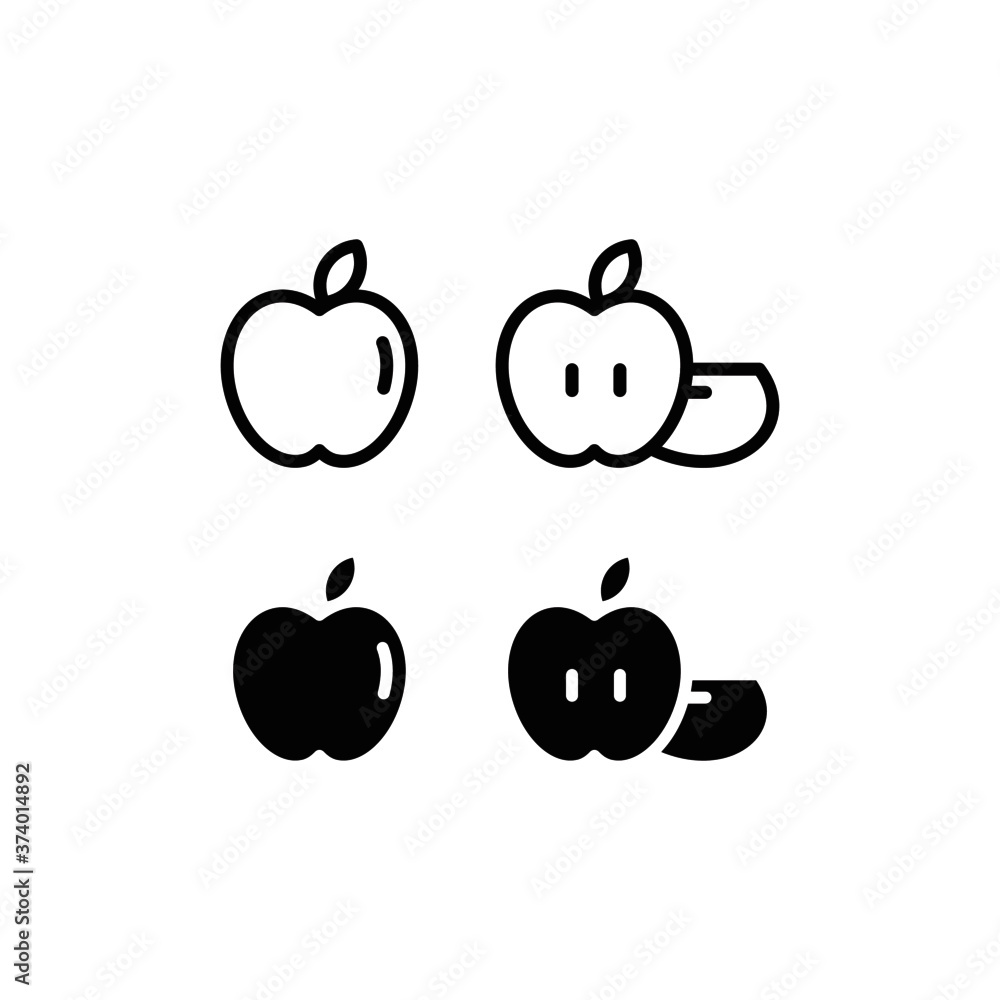 apple icon set vector eps