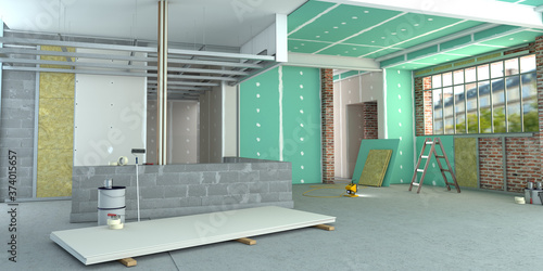 Interior remodeling