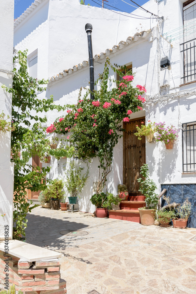 Olvera. Typical white village of Spain in the province of Cadiz in Andalusia, Spain