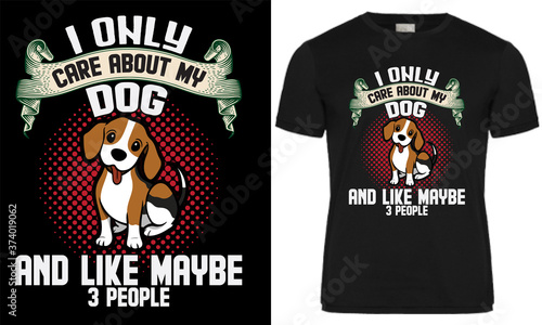 Dog t shirt design