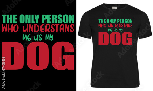 Dog t shirt design