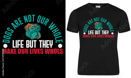 Dog t shirt design
