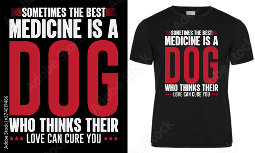 Dog t shirt design