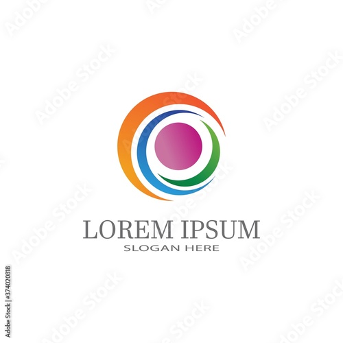  Vector illustration Business Abstract Circle icon