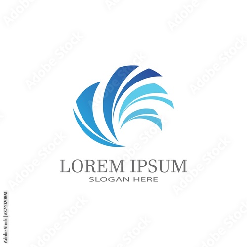  Vector illustration Business Abstract Circle icon