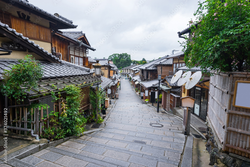 Early morning in Higashiyama District, Kyoto, Japan Early morning in Higashiyama District, Kyoto, Japan