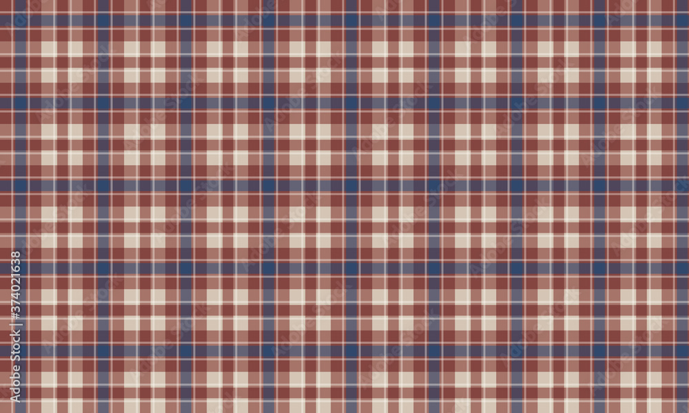 patriotic plaid fabric pattern