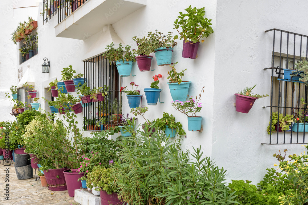 Fototapeta premium Vejer de la Frontera. Typical white village of Spain in the province of Cadiz in Andalusia, Spain