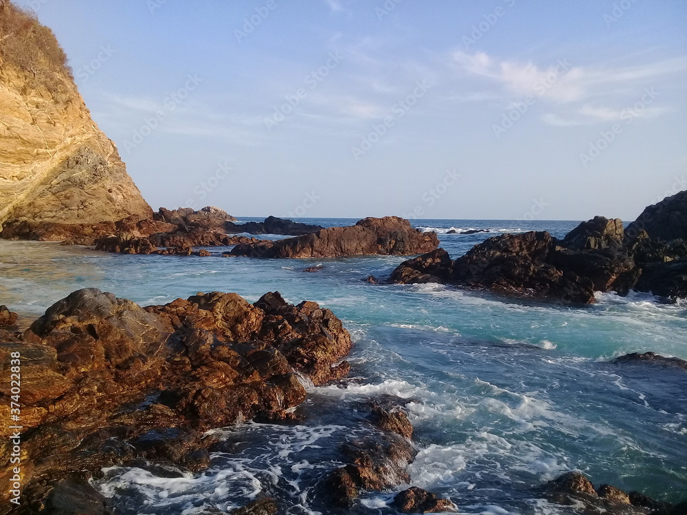 Playa Zipolite, Oaxaca, México Playa Zipolite, Oaxaca, México
