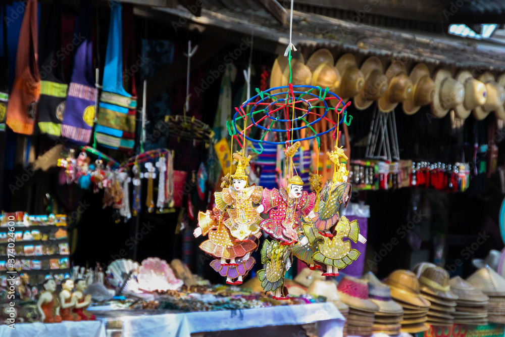 Burmese traditional souvenirs and crafts, Myanmar