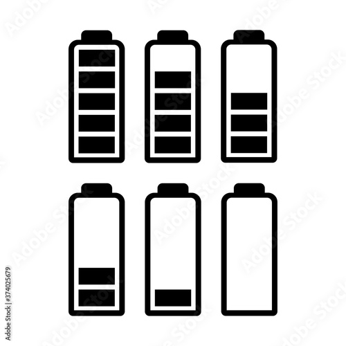  battery set icon 