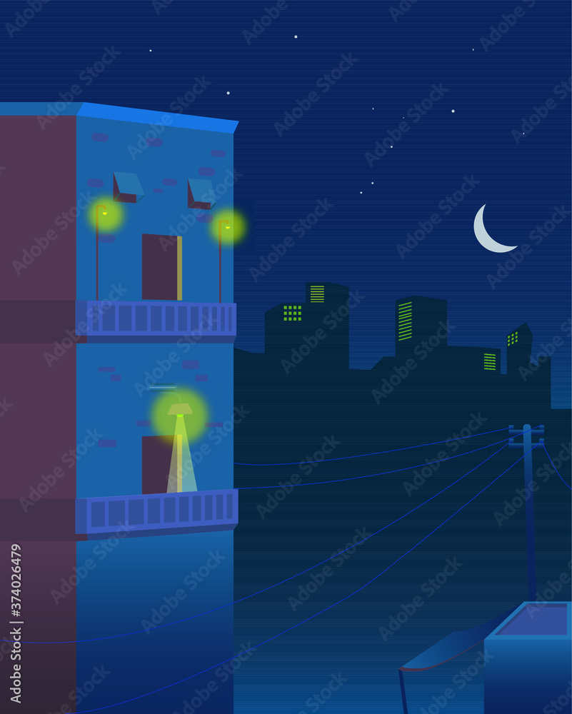 2000 x 2500 Night City Vibes Wallpaper. Night City Vibes Vector