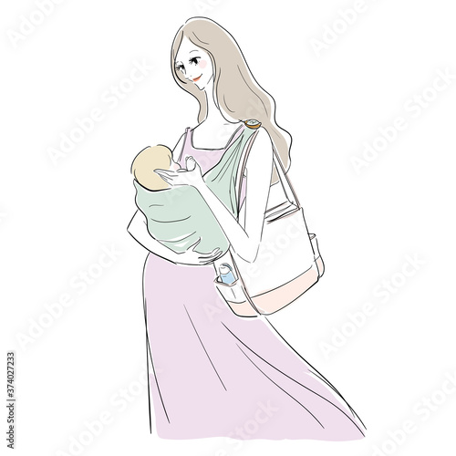 抱っこでお散歩抱っこでお散歩