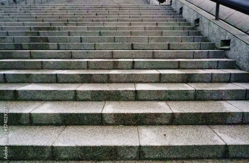 Stone stair steps_石階段、建築階段