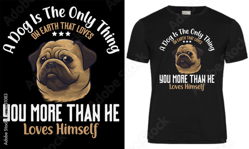 Dog t shirt design