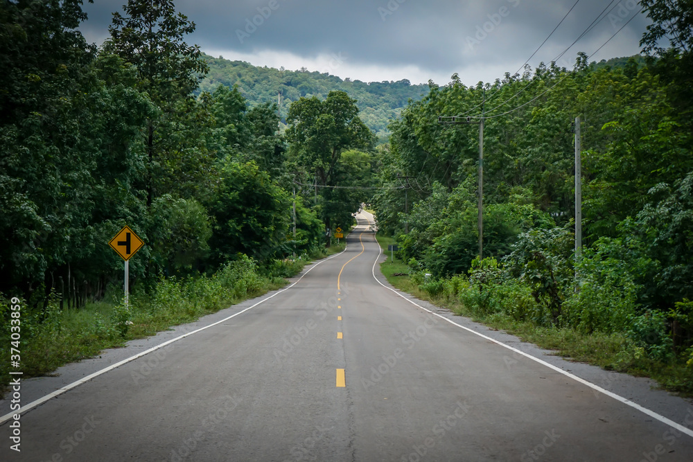road to the mountains road to the mountains