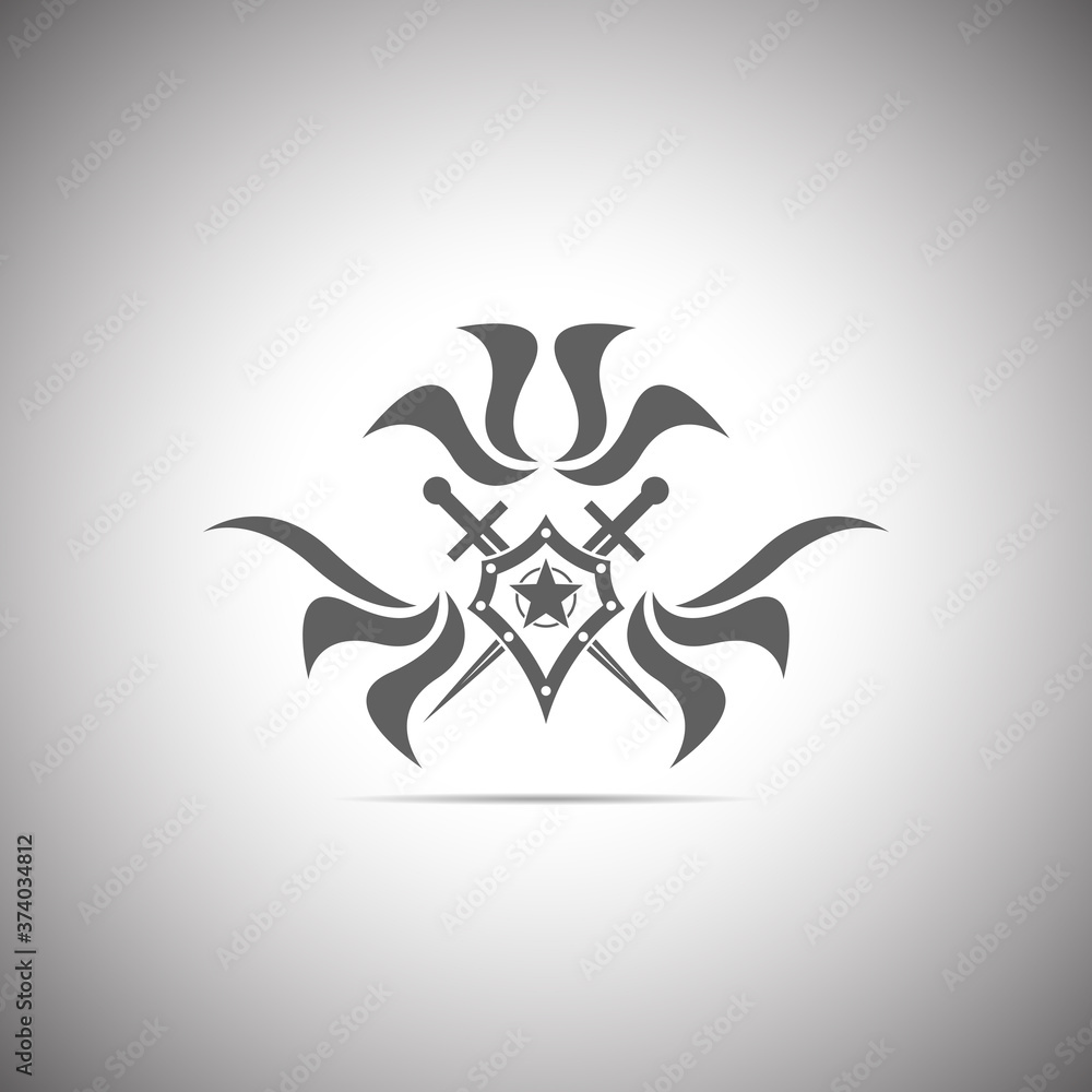 Sword and shield symbol