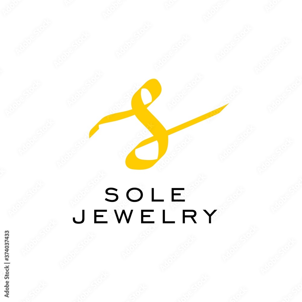 Stock Vector Jewelry Abstract Design Fashion Business Logo Stock Vector Jewelry Abstract Design Fashion Business Logo