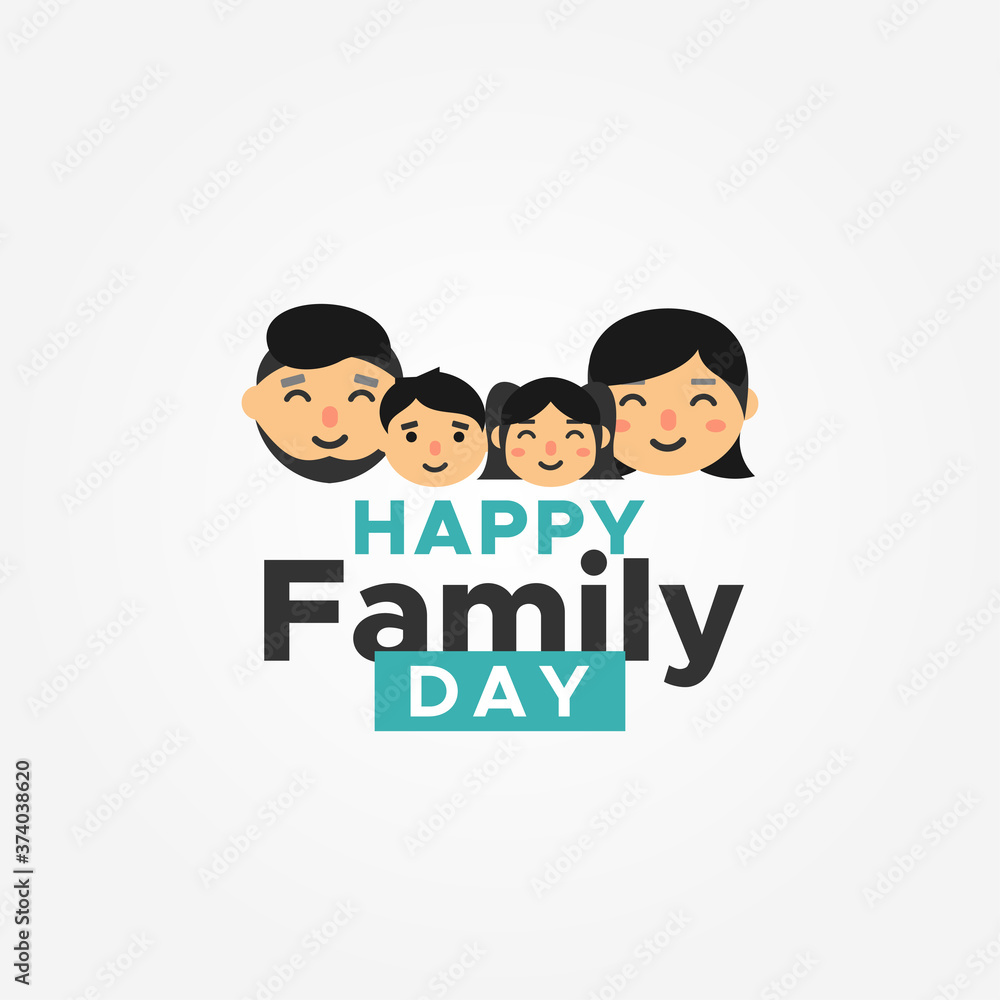 National Family Day Vector Design Illustration National Family Day Vector Design Illustration