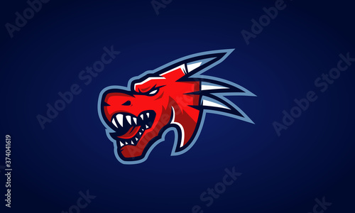 Dragon Esports Logo Vector Templates