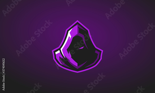 Ghost Esports Logo Vector Templates