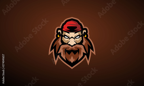 Pirate Esports Logo Vector Templates