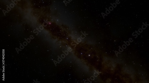 Fototapeta Naklejka Na Ścianę i Meble -  planets, stars and galaxies in outer space showing the beauty of space exploration, 3d render