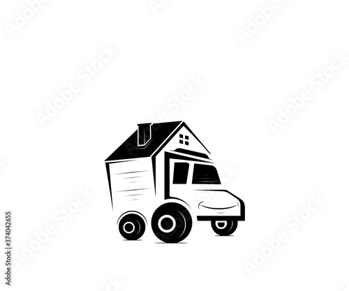 Home car logo design template