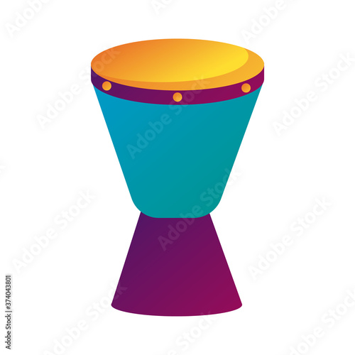 bongo drum instrument line and fill style