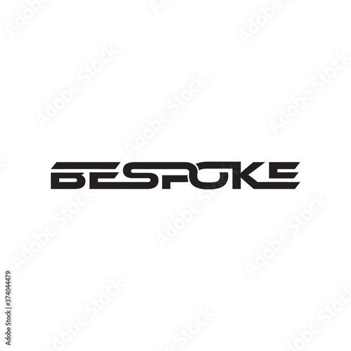 Bespoke Text Vector logo Typography
