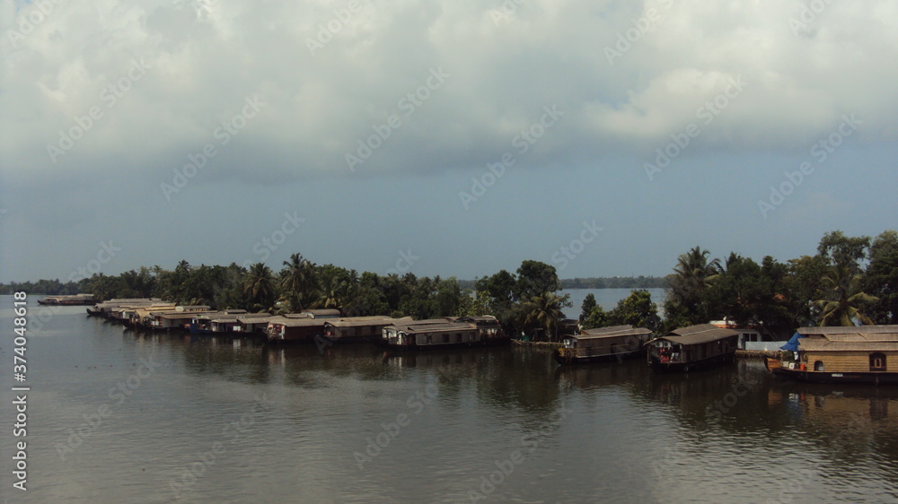 boat at Kumarakom, Kerala