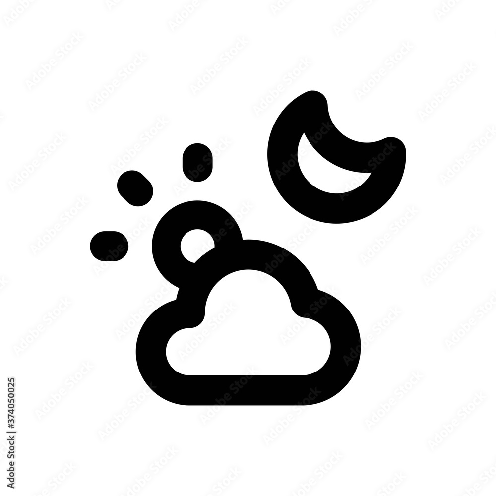 Weather Line Icon - Vector Illustration Weather Line Icon - Vector Illustration