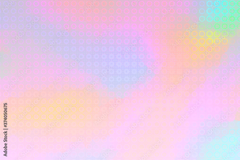 An abstract psychedelic halftone background image.