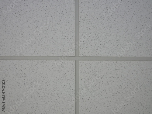 structure of ceiling tiles texture background.