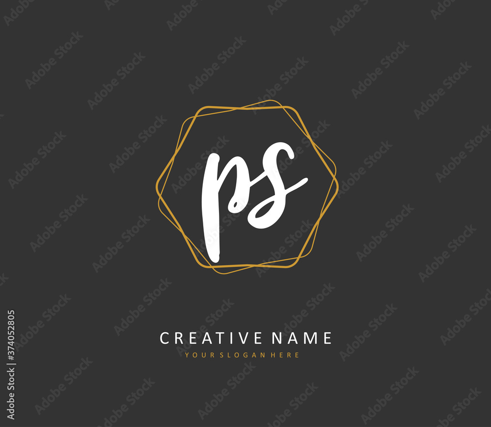 P S PS Initial letter handwriting and signature logo. A concept handwriting initial logo with template element. P S PS Initial letter handwriting and signature logo. A concept handwriting initial logo with template element.