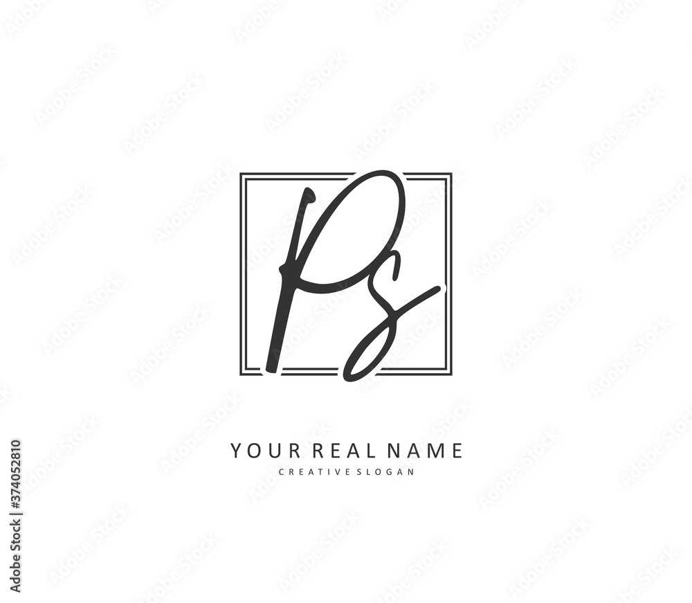 P S PS Initial letter handwriting and signature logo. A concept handwriting initial logo with template element. P S PS Initial letter handwriting and signature logo. A concept handwriting initial logo with template element.