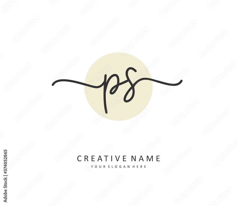 P S PS Initial letter handwriting and signature logo. A concept handwriting initial logo with template element. P S PS Initial letter handwriting and signature logo. A concept handwriting initial logo with template element.