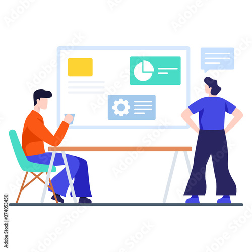 
App testing technology, responsive design illustration 
