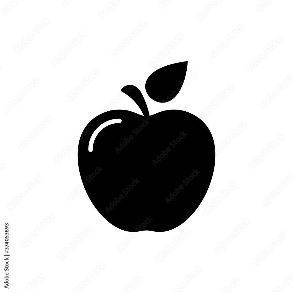 Apple vector icon. Apple fruit illustration icon.Web design vector logo. Apple isolated Apple vector icon. Apple fruit illustration icon.Web design vector logo. Apple isolated