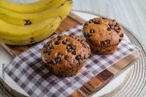 muffins de banano