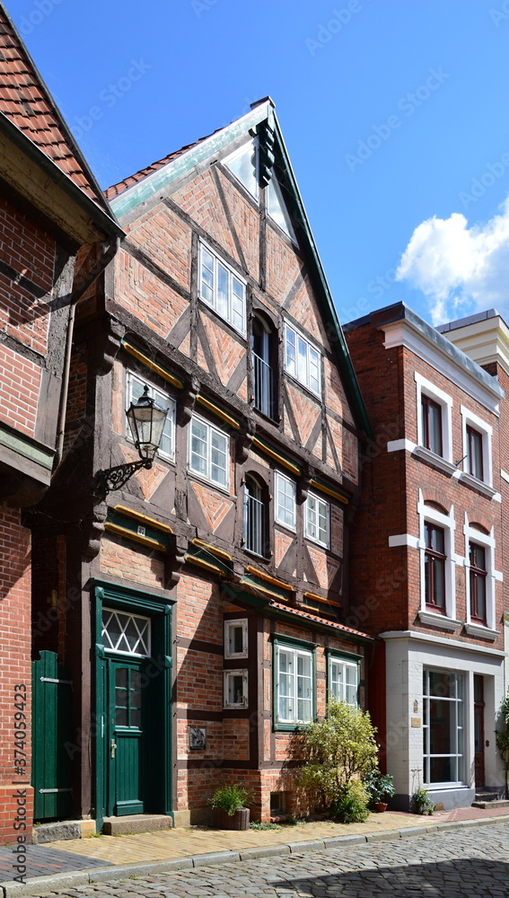 Die Altstadt von Lauenburg an der Elbe, Schleswig - Holstein Die Altstadt von Lauenburg an der Elbe, Schleswig - Holstein