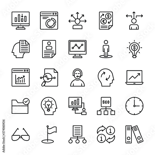 Bi Line Icons Pack