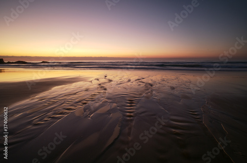 Dawn Sunshine Beach  sand patterns