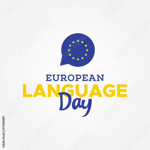 European Day Of Language Vector Design Illustration