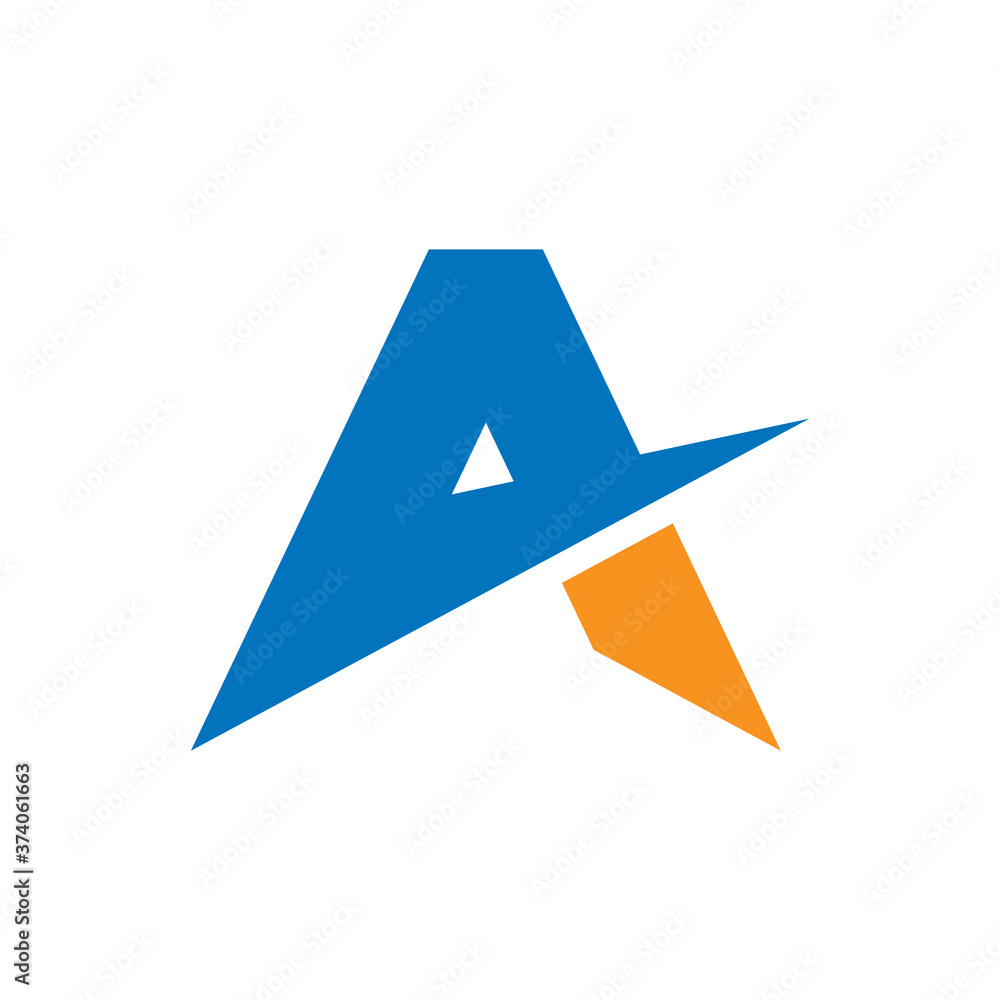 Illustration Vector Graphic Of Logo Letter A Simple, Suitable For Company Logo Illustration Vector Graphic Of Logo Letter A Simple, Suitable For Company Logo