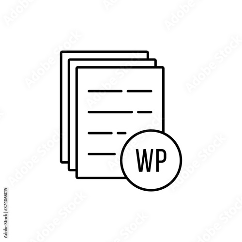 linear whitepaper black icon