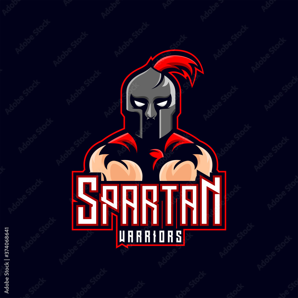 spartan logo esport logo mascot logo games logos Stock Vector | Adobe Stock